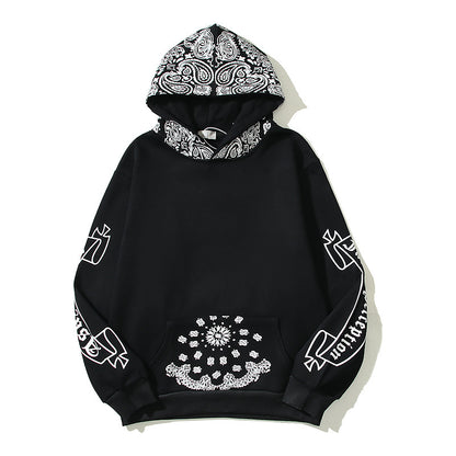 Printed Hooded Sweater - ELITE EMPORIUM