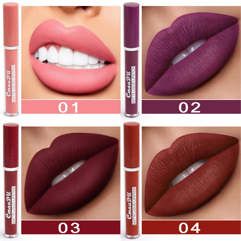 Women's Non-stick Cup Waterproof Matte Lipstick - ELITE EMPORIUM