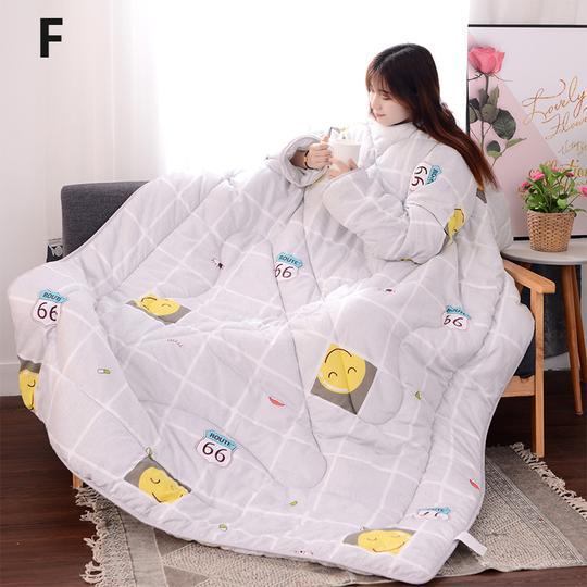 Winter Lazy Quilt with Sleeves - ELITE EMPORIUM