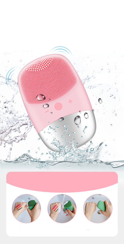 Mini Silicone Face Cleansing Brush - ELITE EMPORIUM