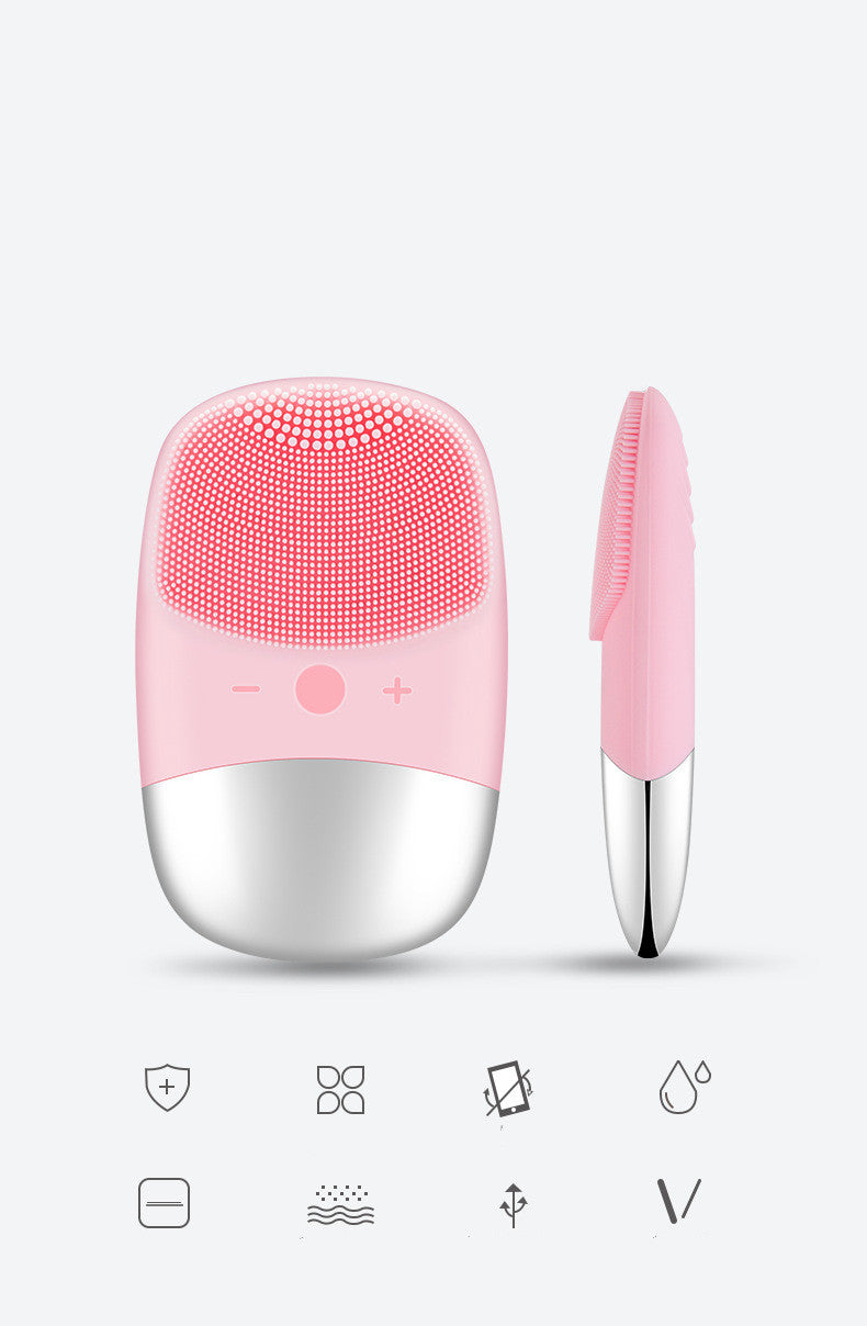 Mini Silicone Face Cleansing Brush - ELITE EMPORIUM