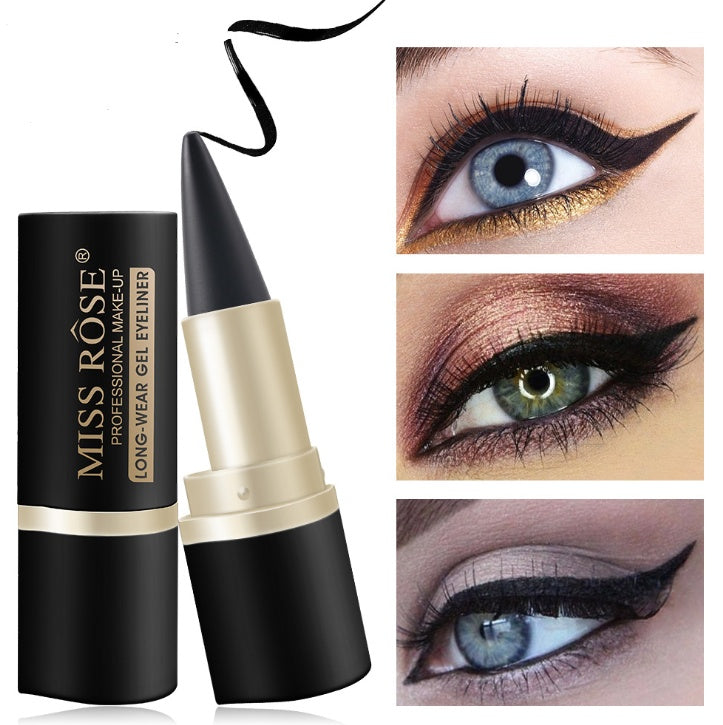 Waterproof Black Eyeliner Liquid Eye Liner Pen Pencil Gel Beauty Makeup Cosmetic Eyelashes Waterproof Eye Liner Makeup Tool - ELITE EMPORIUM