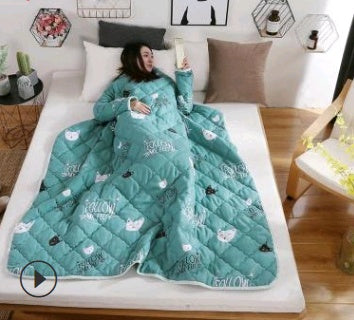 Winter Lazy Quilt with Sleeves - ELITE EMPORIUM