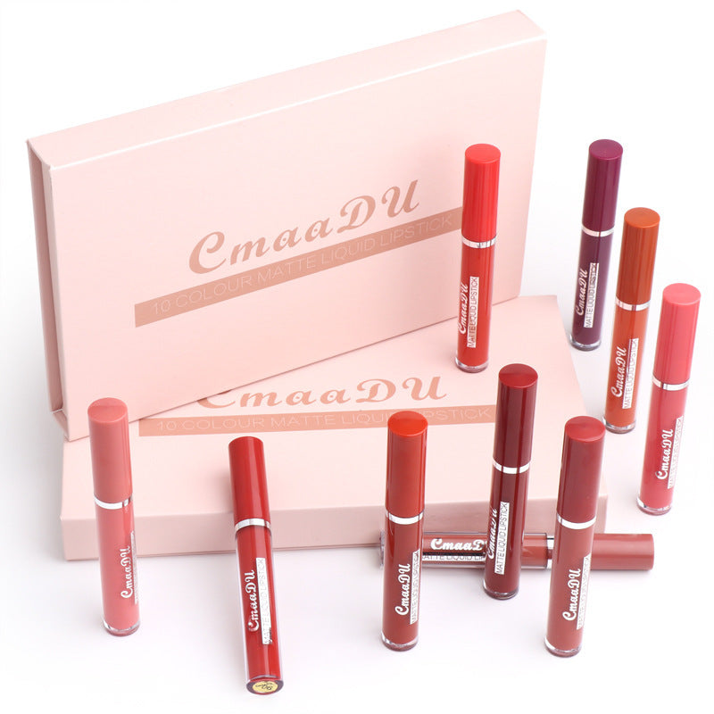 Women's Non-stick Cup Waterproof Matte Lipstick - ELITE EMPORIUM