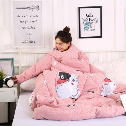 Winter Lazy Quilt with Sleeves - ELITE EMPORIUM