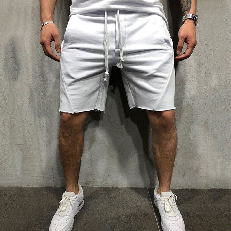 summer mens gym sports sport grey shorts for men - ELITE EMPORIUM