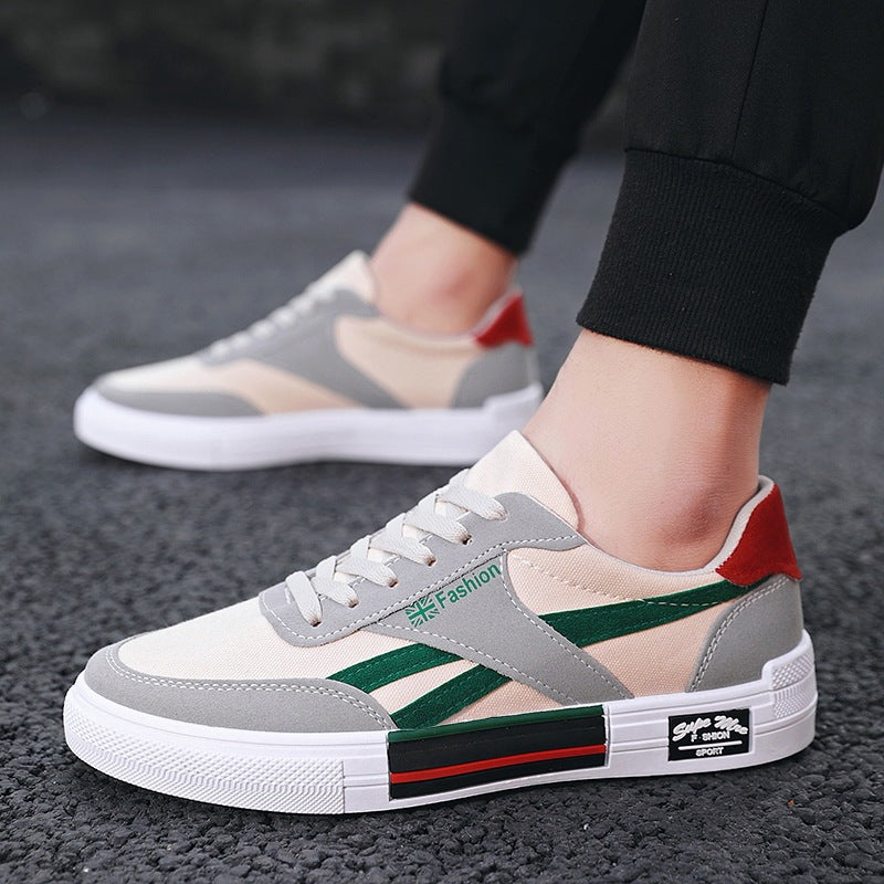 canvas low-top sneakers - ELITE EMPORIUM