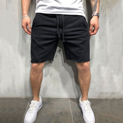 summer mens gym sports sport grey shorts for men - ELITE EMPORIUM