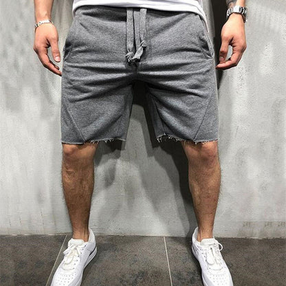 summer mens gym sports sport grey shorts for men - ELITE EMPORIUM