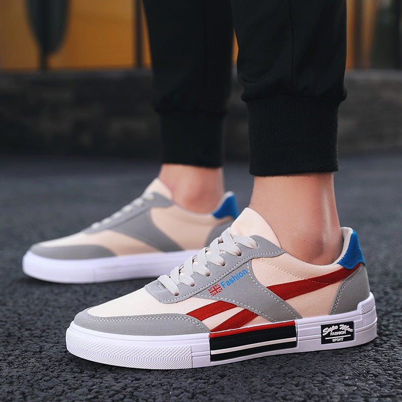 canvas low-top sneakers - ELITE EMPORIUM