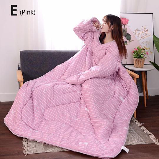 Winter Lazy Quilt with Sleeves - ELITE EMPORIUM