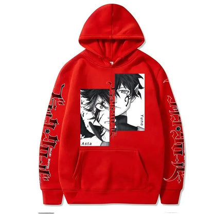 Black Clover Asia & Yuno Hoodies - ELITE EMPORIUM