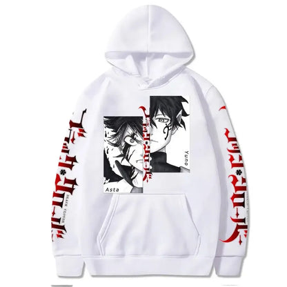 Black Clover Asia & Yuno Hoodies - ELITE EMPORIUM