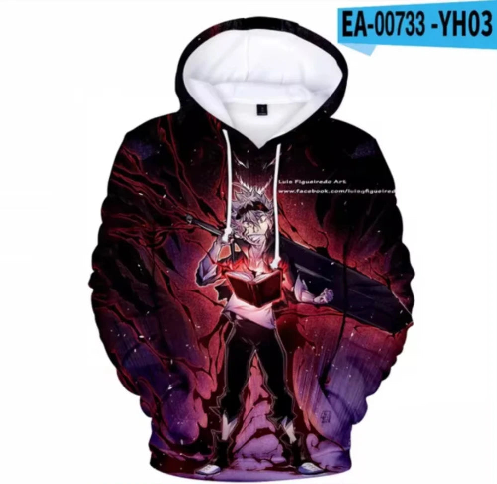 Black Clover Hoodie's - ELITE EMPORIUM