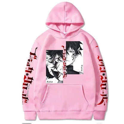 Black Clover Asia & Yuno Hoodies - ELITE EMPORIUM