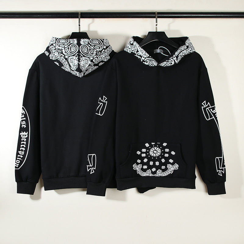 Printed Hooded Sweater - ELITE EMPORIUM