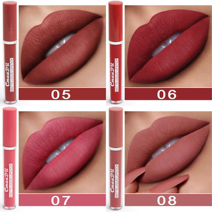 Women's Non-stick Cup Waterproof Matte Lipstick - ELITE EMPORIUM