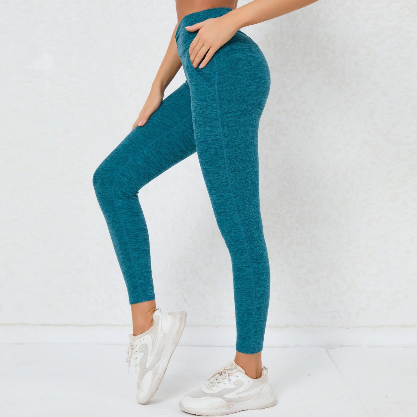 Pocket Quick-dry Hip Raise Skinny Yoga Pants - ELITE EMPORIUM