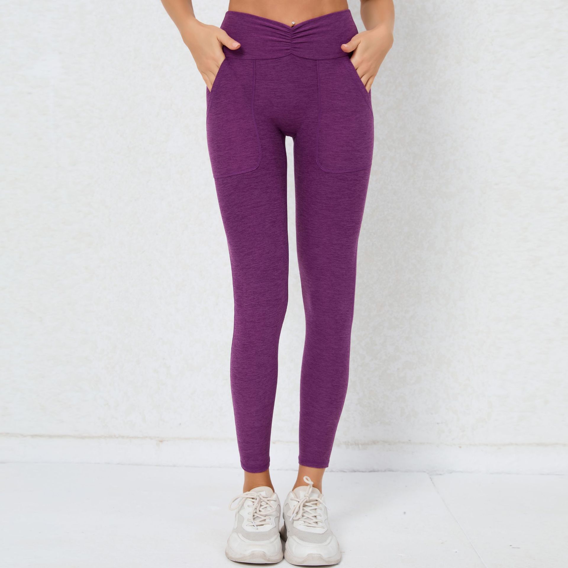 Pocket Quick-dry Hip Raise Skinny Yoga Pants - ELITE EMPORIUM